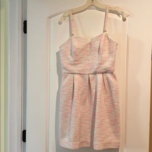 Hot Pink & White Tweed Moulinette Soeurs Dress